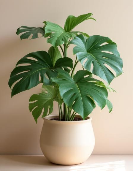Monstera Deliciosa i keramikkrukke